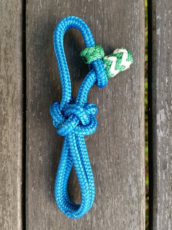 Rope connector for braided rope halters Pilgrimsrep