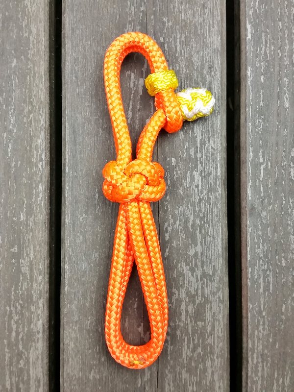 Rope connector for braided rope halters Pilgrimsrep